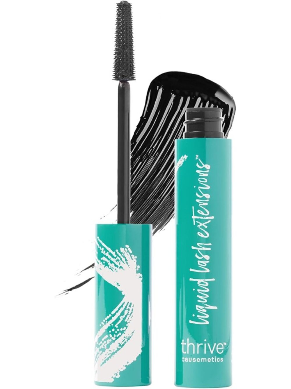 Volumizing Liquid Lash Extensions Mascara - Rich Black, Long-Lasting